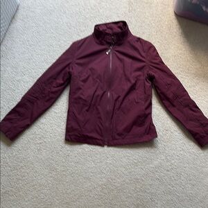 Guess Women's Burgundy Zip Front Jacket M